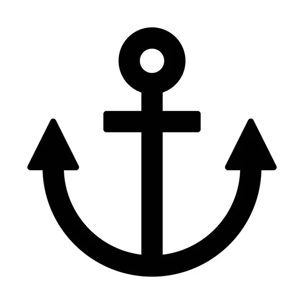 Anchor icon illustration — Stock Vector