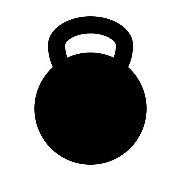 Illustrazione icona Kettlebell — Vettoriale Stock