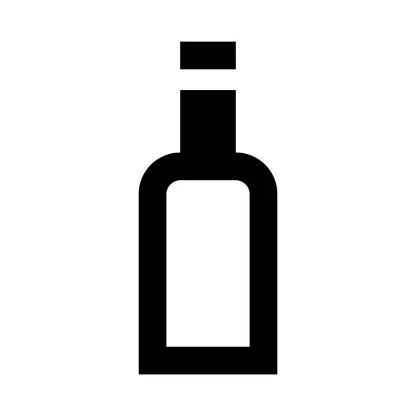 Ilustración icono botella de vino — Archivo Imágenes Vectoriales