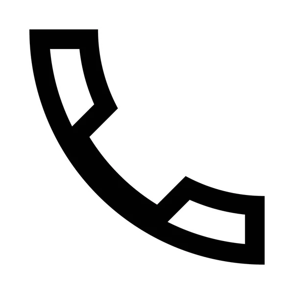 Obrázek ikony telefonu — Stockový vektor