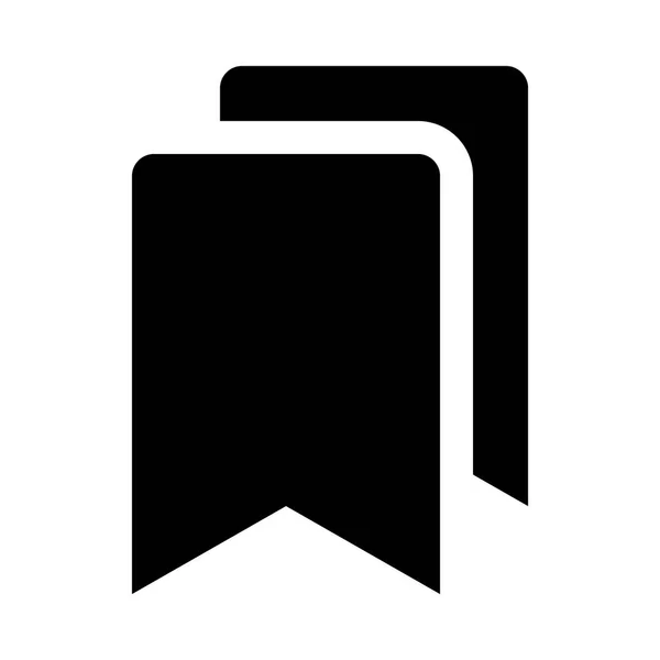 Bokmärken ikon illustration — Stock vektor