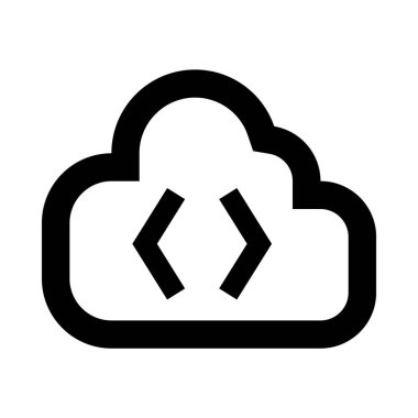 bulut simgesi illüstrasyon