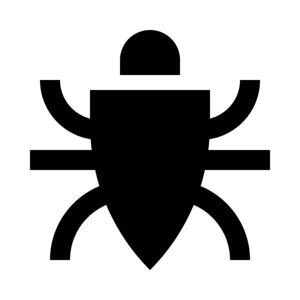 Bug εικονίδιο εικονογράφηση — Διανυσματικό Αρχείο