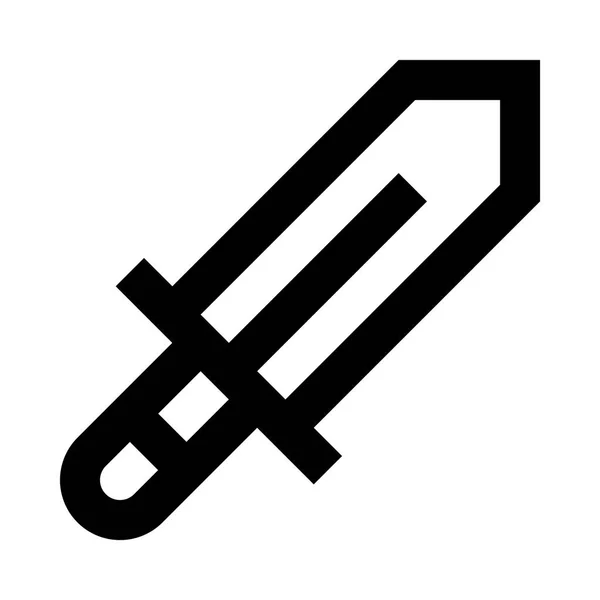 Illustration icône épée — Image vectorielle