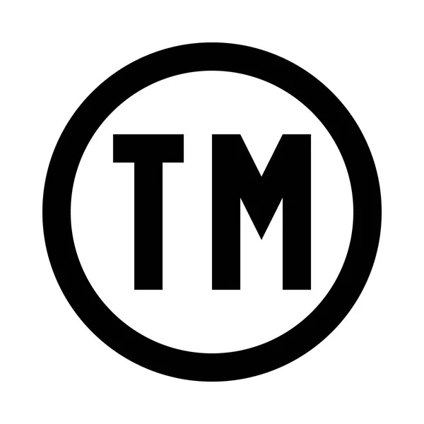 Trademark icon illustration — Stock Vector