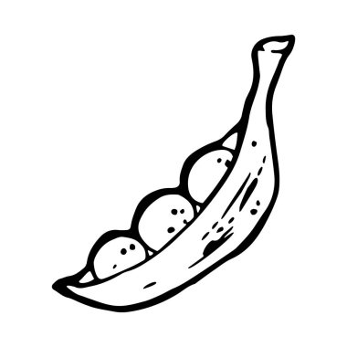 Pease siyah beyaz simgesi