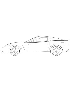 Araç simgesine illüstrasyon