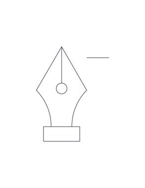 Kalem simge tasarlamak