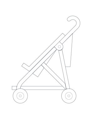 bebek arabası simge tasarlamak