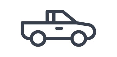 Araç simgesine illüstrasyon