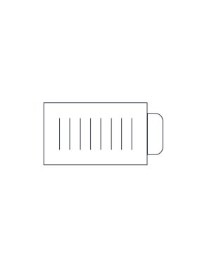 Pil simgesi illüstrasyon