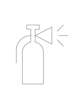 Yangın söndürücü simge tasarlamak