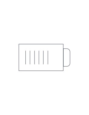 Pil simgesi illüstrasyon 