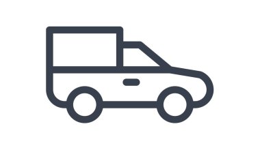 Araç simgesine illüstrasyon