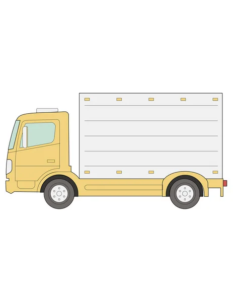 Illustration zur Truck-Ikone — Stockvektor