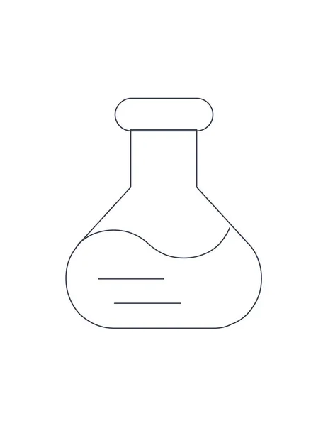 Glass bulb icon illustration — Stock Vector