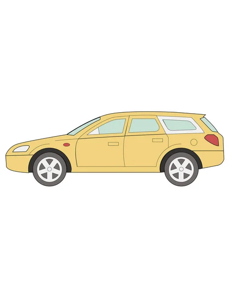 Ilustración del icono del coche — Vector de stock