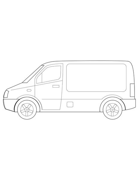 Auto pictogram illustratie — Stockvector