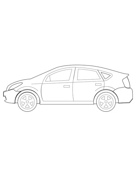 Illustrazione icona auto — Vettoriale Stock