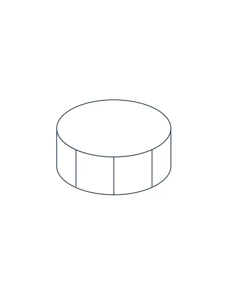 Illustration icône tambour — Image vectorielle