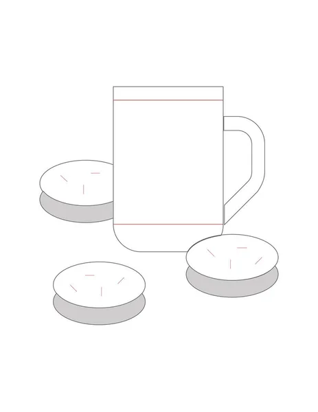 Café quebrar ícone ilustração —  Vetores de Stock