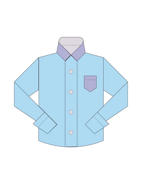 Skjorta ikon illustration — Stock vektor