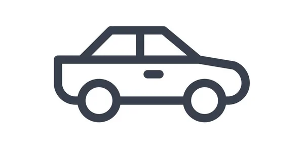 Ilustración del icono del coche — Vector de stock