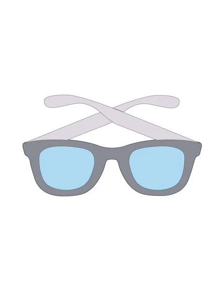 Illustrazione icona occhiali — Vettoriale Stock