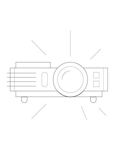 Ilustração ícone do projetor —  Vetores de Stock