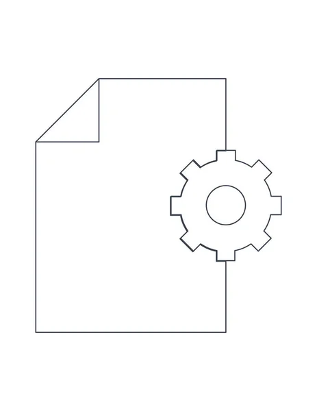 Configurações ícone ilustração —  Vetores de Stock