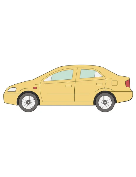 Ilustración del icono del coche — Vector de stock