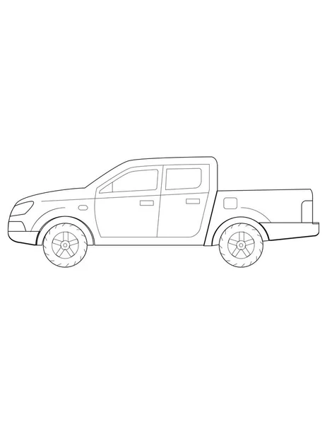 Ilustración del icono del coche — Vector de stock