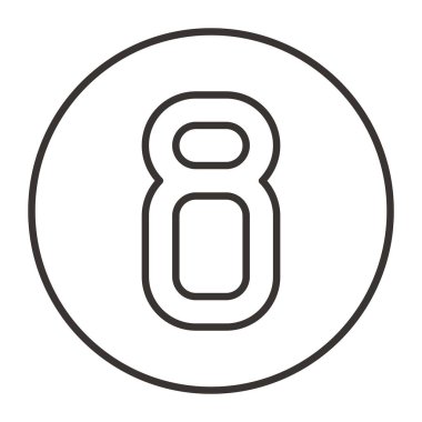 sekiz numara simge tasarlamak