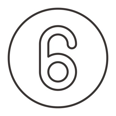 altı numara simge tasarlamak