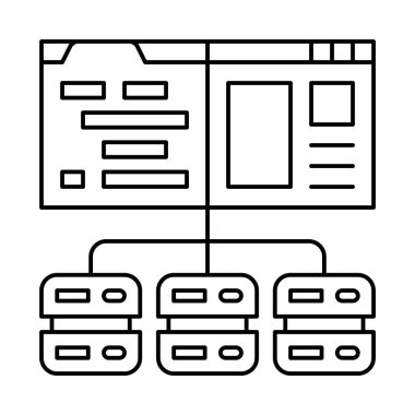 Sunucuları simge tasarlamak kodlama site