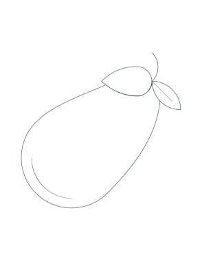 Patlıcan sebze yaprakları ile