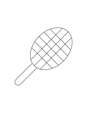 Tenis raket illüstrasyon