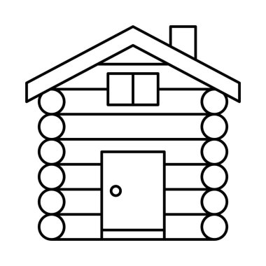 Ahşap günlük ev simgesini 