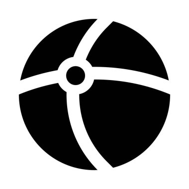 Plaj topu web simgesi