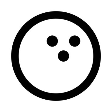 Bowling topu web simgesi