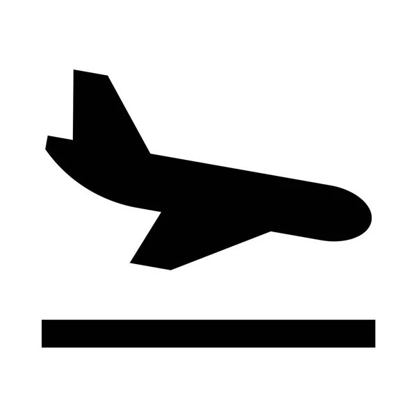 Icono web del avión — Archivo Imágenes Vectoriales