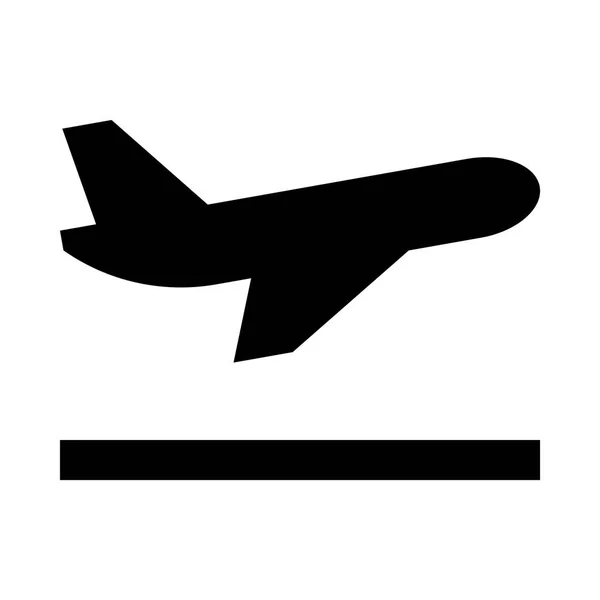 Icono web del avión — Archivo Imágenes Vectoriales