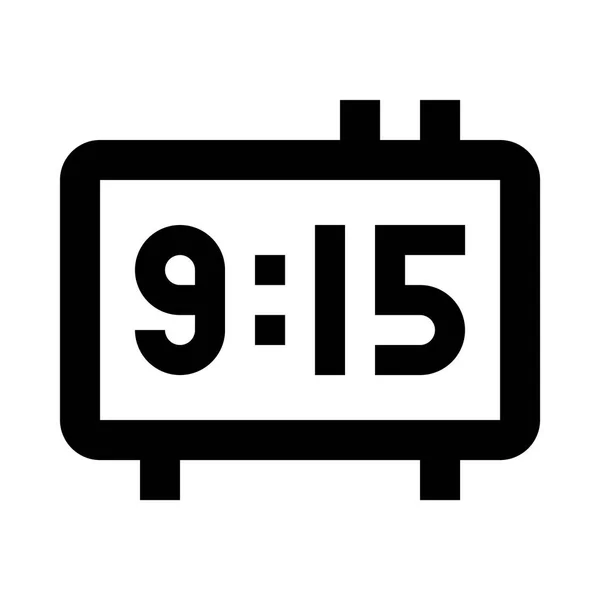 Alarm clock web icon — Stock Vector