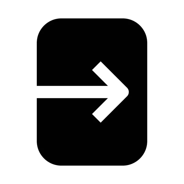 Right arrow web icon — Stock Vector