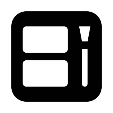 Kozmetik toz web simgesi