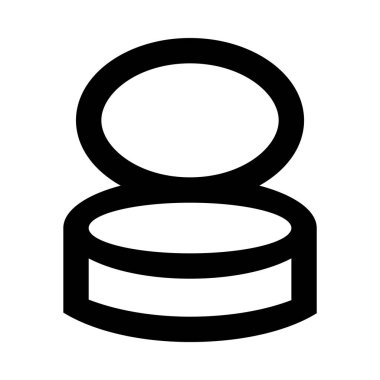 Kozmetik toz web simgesi