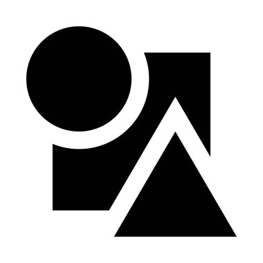 Geometrik figürler web simgesi