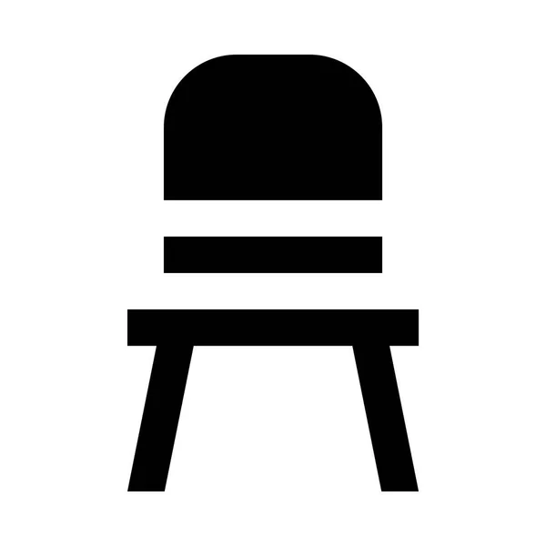 Stuhl Web-Ikone — Stockvektor