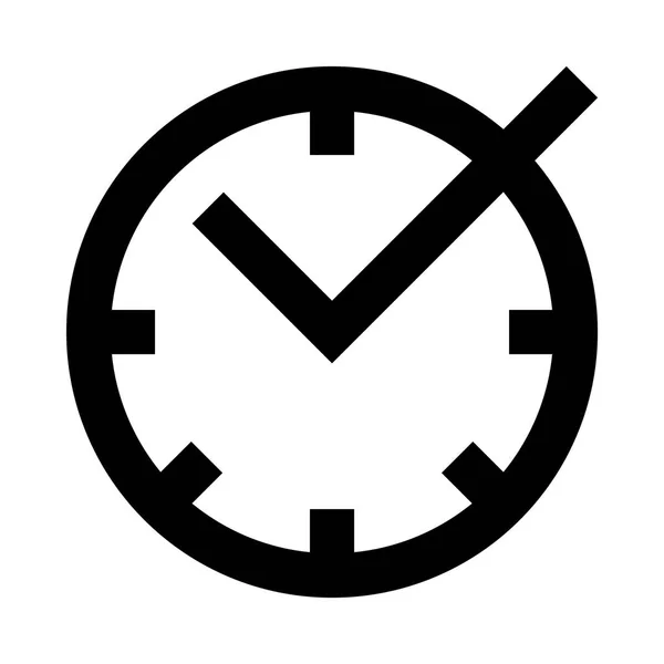 Reloj despertador icono web — Vector de stock