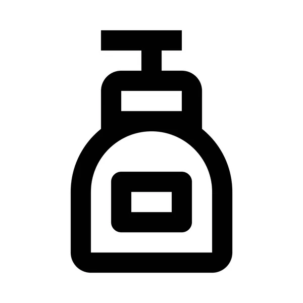 Ikon web botol kosmetik - Stok Vektor